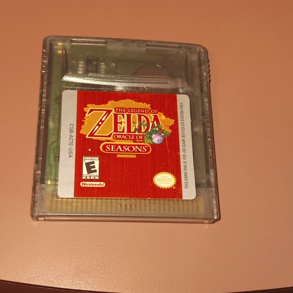 Zelda Oracle of Seasons Gameboy Color Game